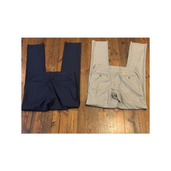 Nordstrom Mens 34X32 Dress Pants Office Professional Work Bundle Lot 2 Pairs New - Picture 2 of 5